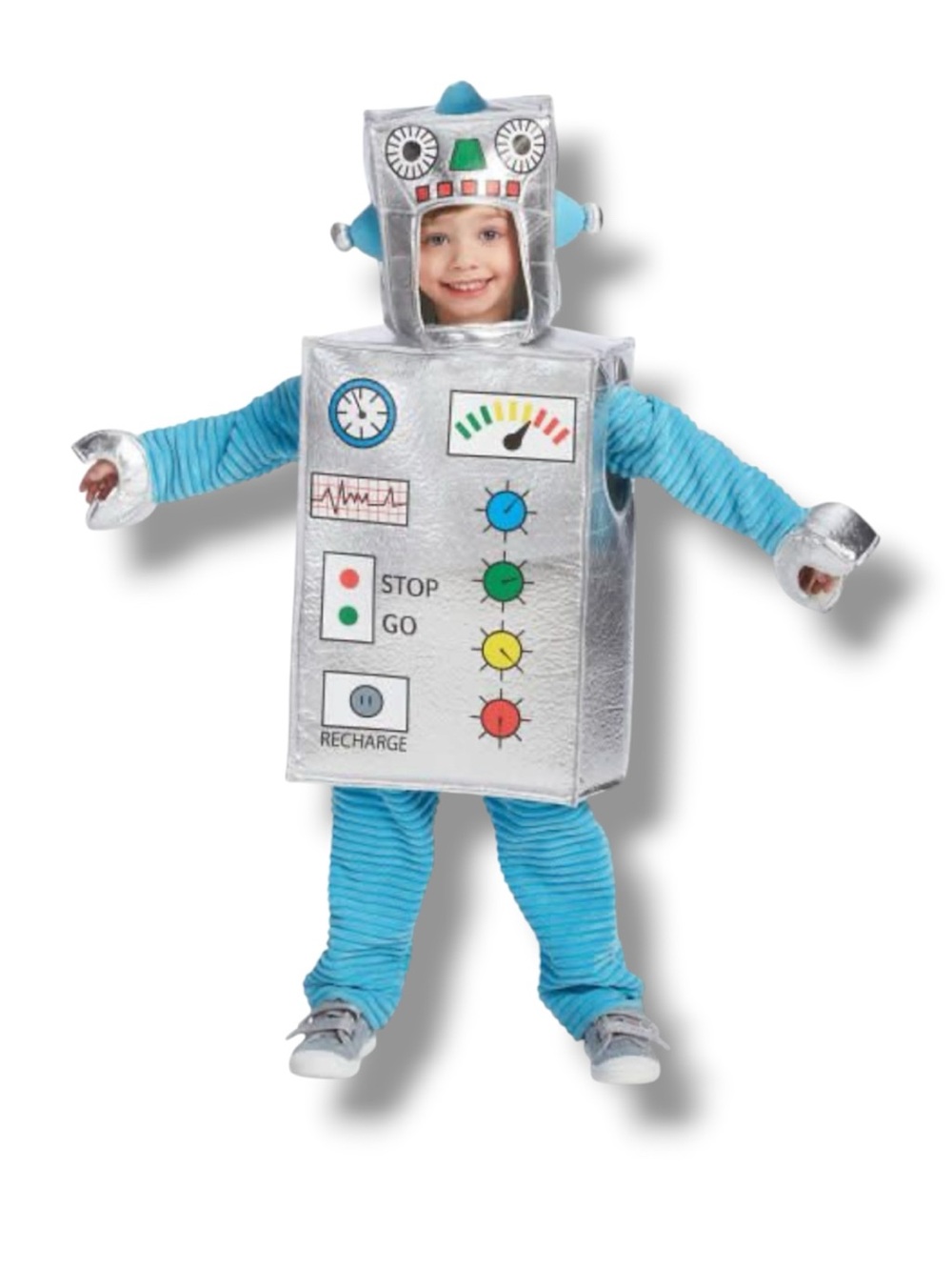 FAO Schwarz Silver & Blue Kids Robot Shirt and Pants ONLY 5T